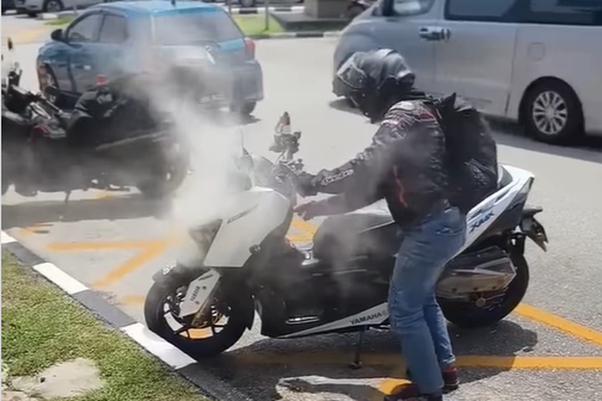 Jawaban Yamaha Indonesia Soal Video XMAX Terbakar Diduga karena ABS