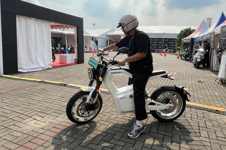 Nore Aergo, motor listrik, motor, GIIAS, Test ride, GIIAS 2025, Test Ride Nore Aergo, Motor Listrik Unik Bergaya Boxy
