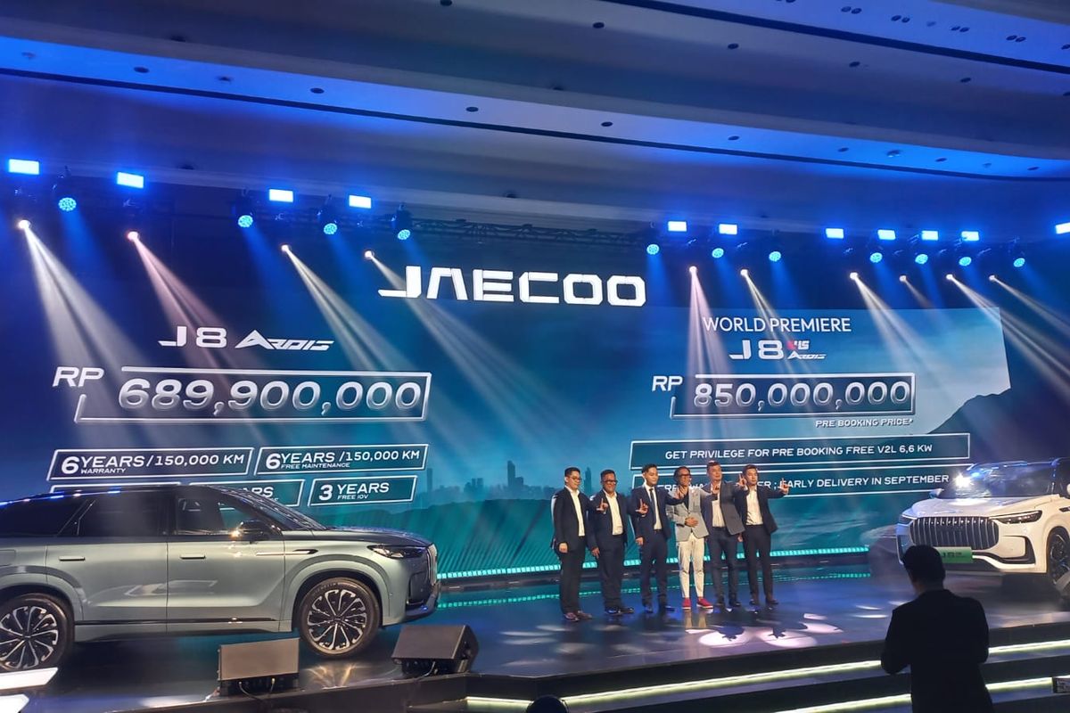 Jaecoo J8 ARDIS Resmi Meluncur, Ada Versi Hybrid