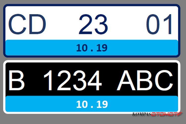 hijau, warna, pelat nomor, kendaraan, peraturan, Biru, hitam, putih, kuning, TNKB, Bedanya Warna Pelat Nomor Putih, Kuning, Merah, Hijau, dan Lis Biru?