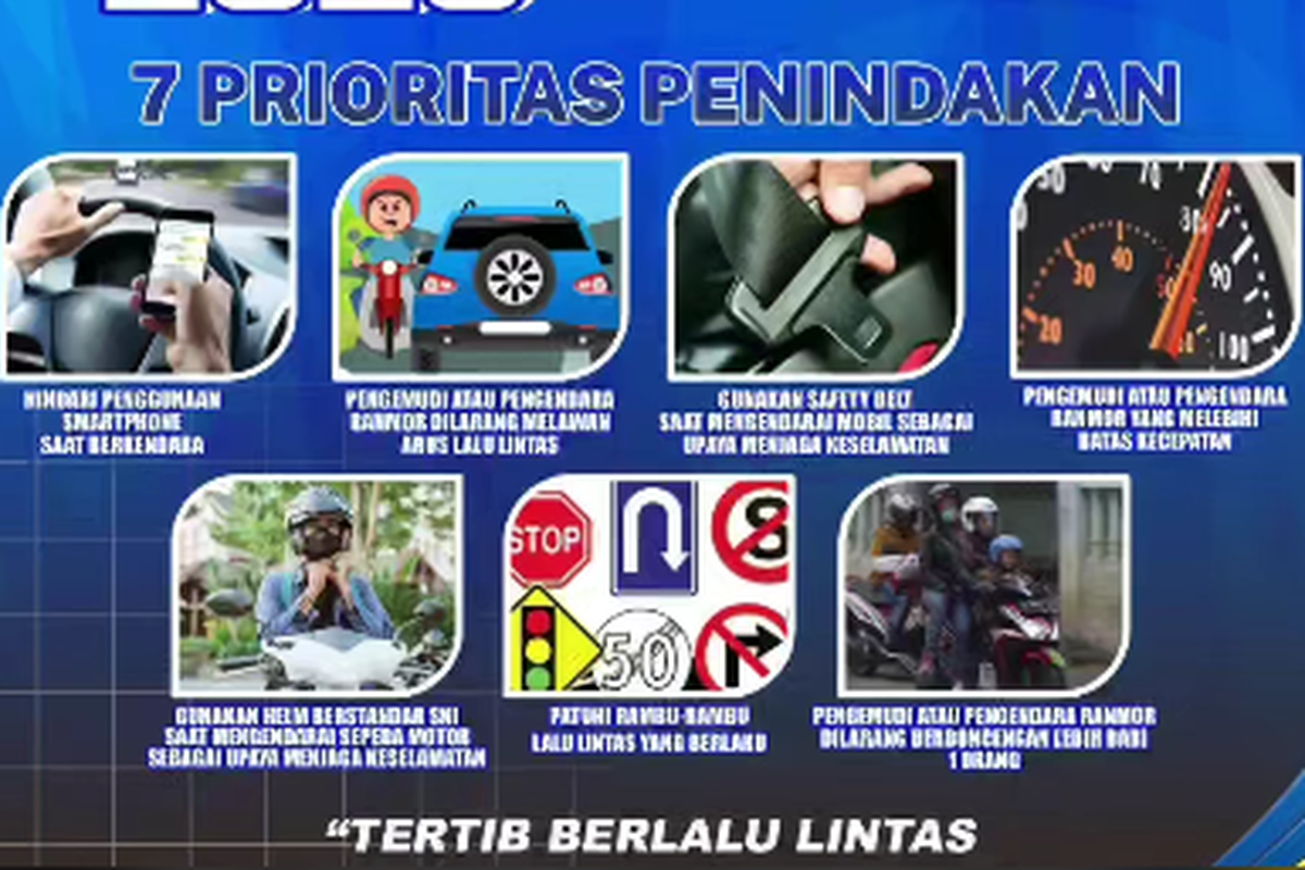 7 Jenis Pelanggaran yang Jadi Incaran di Operasi Patuh Seligi 2025