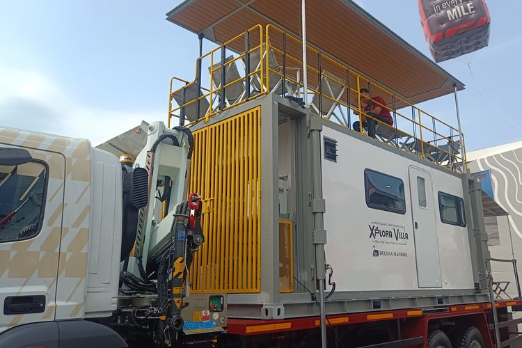 Kontainer, Daimler Commercial Vehicles Indonesia (DCVI), DCVI, Mercedes-Benz Axor, Mercedes-Benz Axor 2528, Kontainer Portable Mercedes-Benz Axor Buatan Delima Mandiri