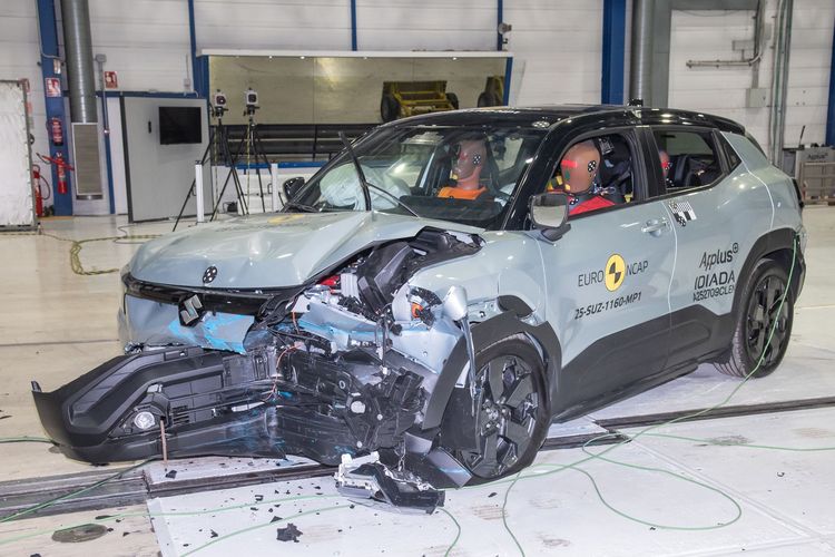 tes tabrak, mobil listrik, Euro NCAP, Suzuki, SUV listrik, e vitara, Suzuki e Vitara Tes Tabrak Euro NCAP, Hasil Cukup Memuaskan