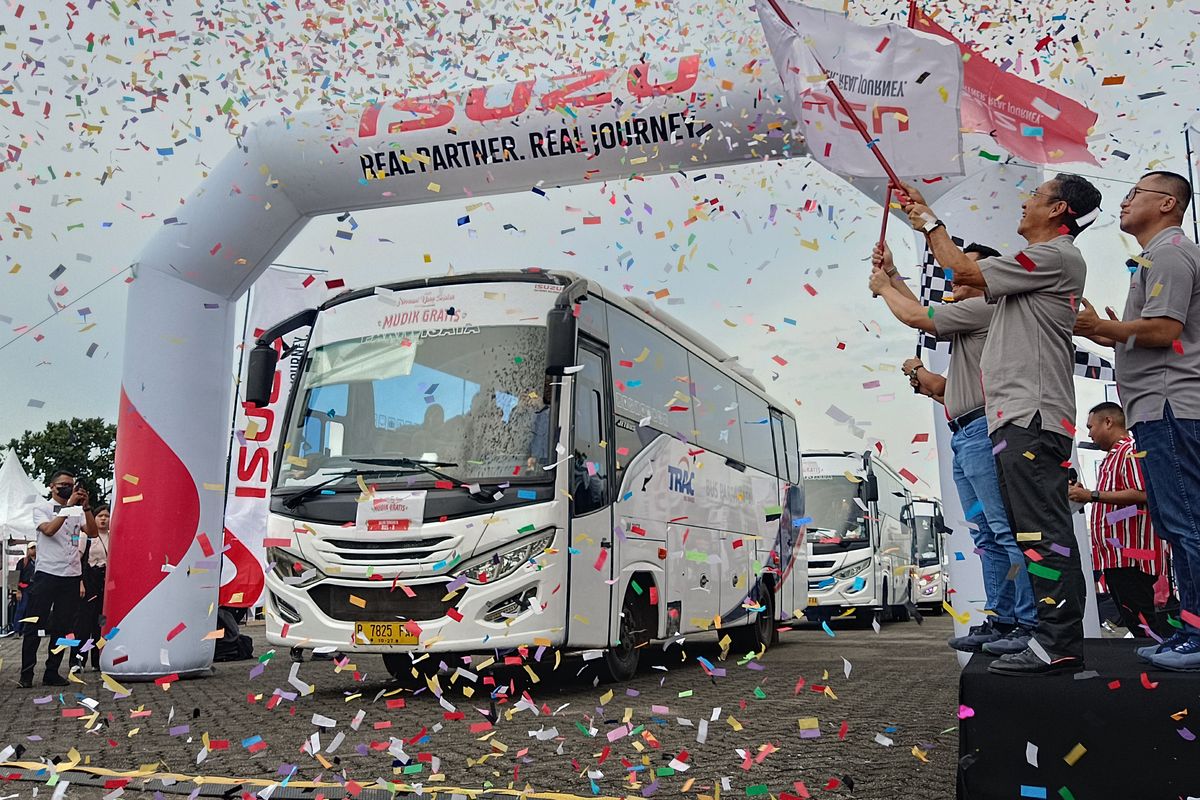 Isuzu Mudik Gratis Berangkatkan 400 Pemudik ke 30 Kota