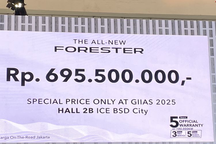 Subaru, GIIAS, GIIAS 2025, Subaru Indonesia, All New Forester, Subaru Luncurkan All-New Forester di GIIAS 2025