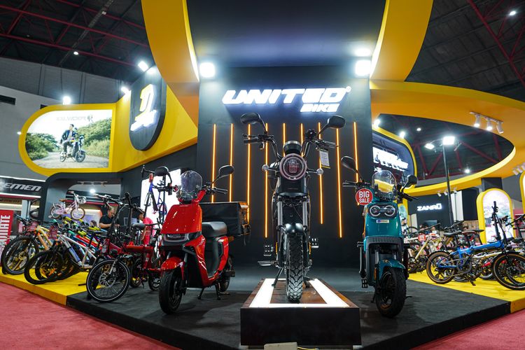 motor listrik, United, Motor Listrik, united, Jakarta Fair Kemayoran (JFK), United Hadirkan Pilihan Motor Listrik Unggulan di JFK 2025