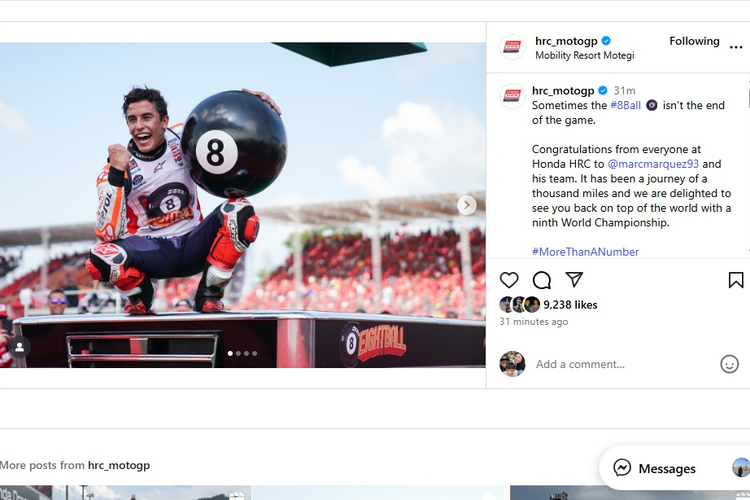 Honda, MotoGP, Marc Marquez, MotoGP Jepang, juara dunia MotoGP, Honda Racing Corporation, ducati, motogp 2025, MotoGP Indonesia 2025, Marc Marquez Bicara Peluang Balik ke Honda