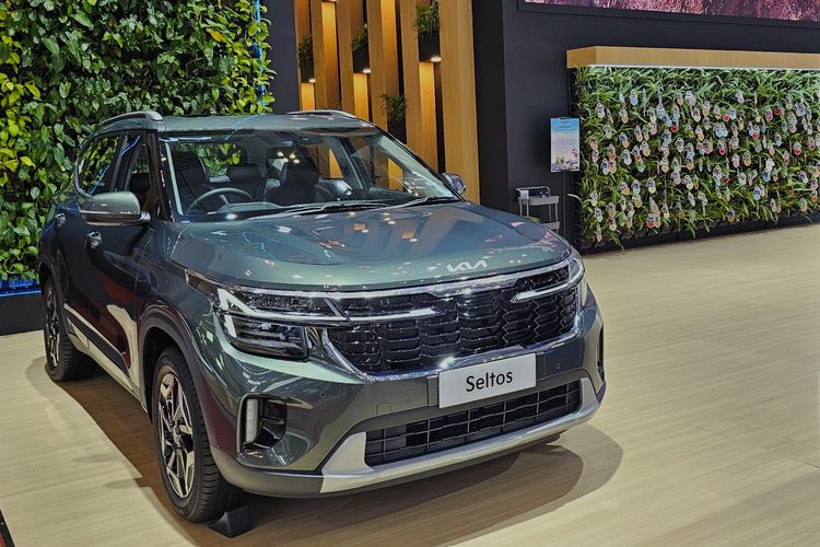 Kia Sonet, Seltos, mobil baru, GIIAS 2025, Sonet dan Seltos Lengkapi Booth KIA di GIIAS 2025