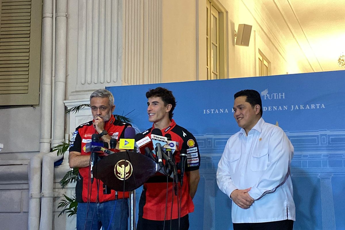 Tiba di Indonesia, Marc Marquez Langsung ke Istana Negara