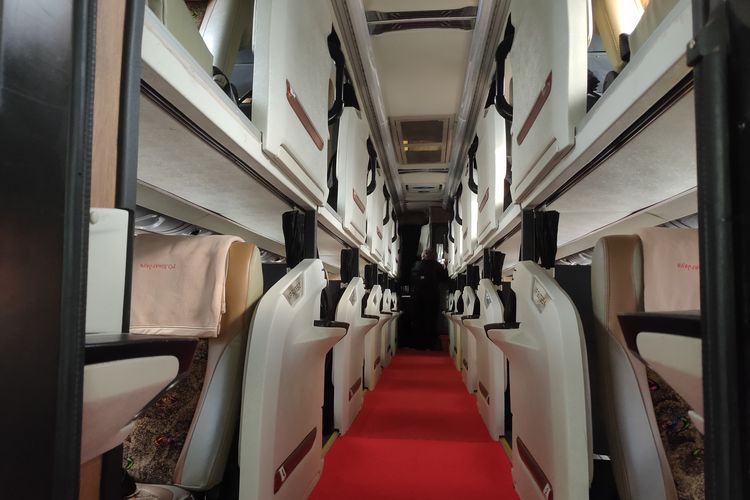 bus AKAP, Sleeper Bus, rute baru, PO Sinar Jaya, suite class, PO Sinar Jaya Buka Rute Bandung - Bali Pakai Sleeper Bus