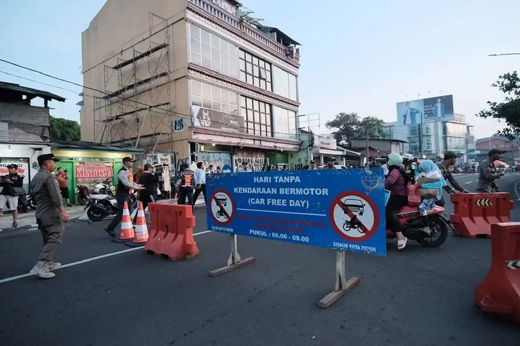 Car Free Day, Jalan Margonda, CFD Depok, car free day depok, Car Free Day Depok Tetap Berlangsung Hari Ini