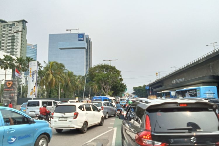 Tol Dalam Kota, kemacetan di Jakarta, gt semanggi, gt semanggi diperbaiki, perbaikan gt semanggi, Pemprov DKI Usul Perbaikan GT Semanggi Dilakukan saat Hari Libur