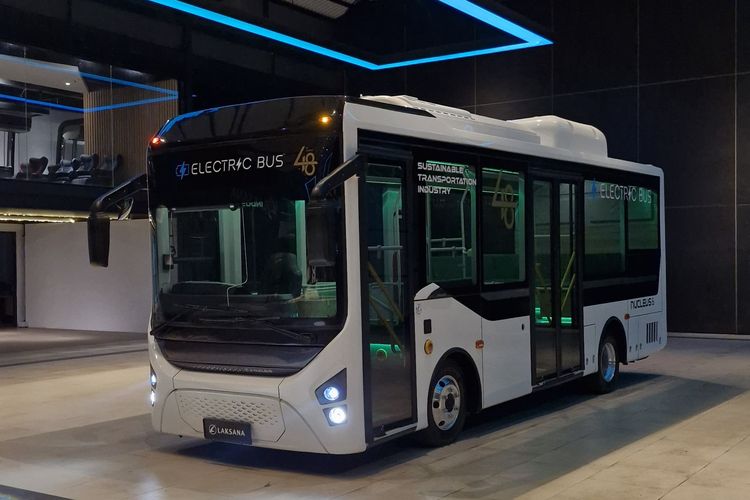 Karoseri Laksana, bus listrik, Nucleus 6, transportasi massal, Bus listrik, nucleus 6, Peluncuran Bus Listrik Nucleus 6 oleh Karoseri Laksana
