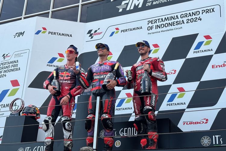 otomotif, mandalika, MotoGP Indonesia, sport, MotoGP Mandalika, MotoGP Indonesia 2025, 4 Kali Digelar, MotoGP Indonesia Selalu Lahirkan Juara Berbeda
