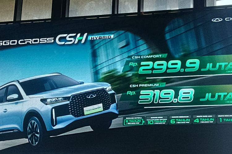 Chery, Tiggo Cross, Tiggo Cross CSH, Chery Sales Indonesia, Tiggo Cross Hybrid, Tiggo Cross CSH Comfort, Chery Luncurkan Tiggo Cross CSH Varian Comfort, Harganya Rp 200 Jutaan