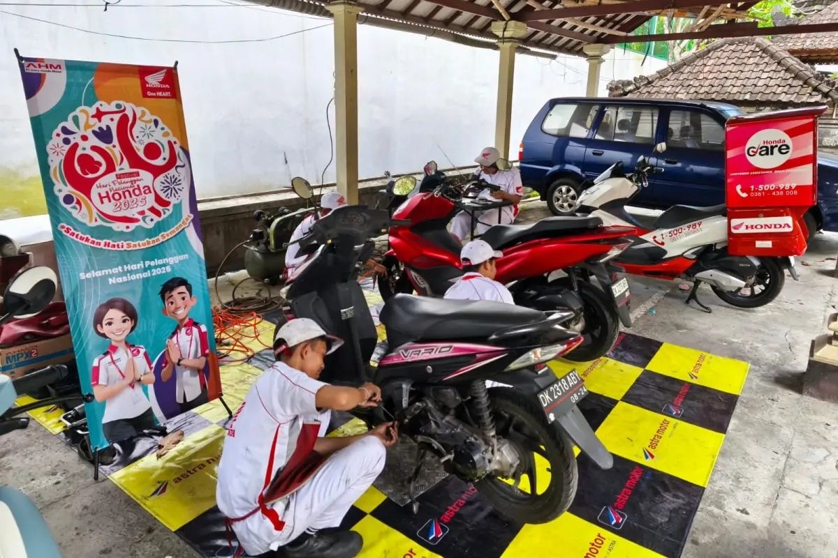 Ratusan Motor Honda Terdampak Banjir di Bali