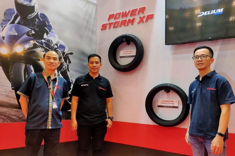 IMOS, Ban baru, Ban Motor, swallow, IMOS 2025, Swallow Luncurkan Ban Motor Power Storm XP di IMOS 2025