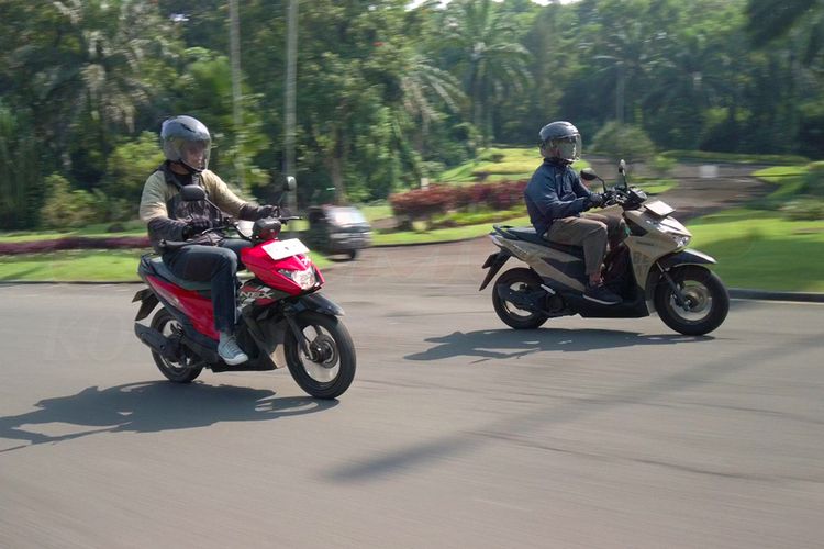 skutik petualang, Suzuki Nex Crossover, Honda BeAT Street, perbandingan performa, Suzuki Nex Crossover vs Honda BeAT Street: Skutik Petualang Terbaik