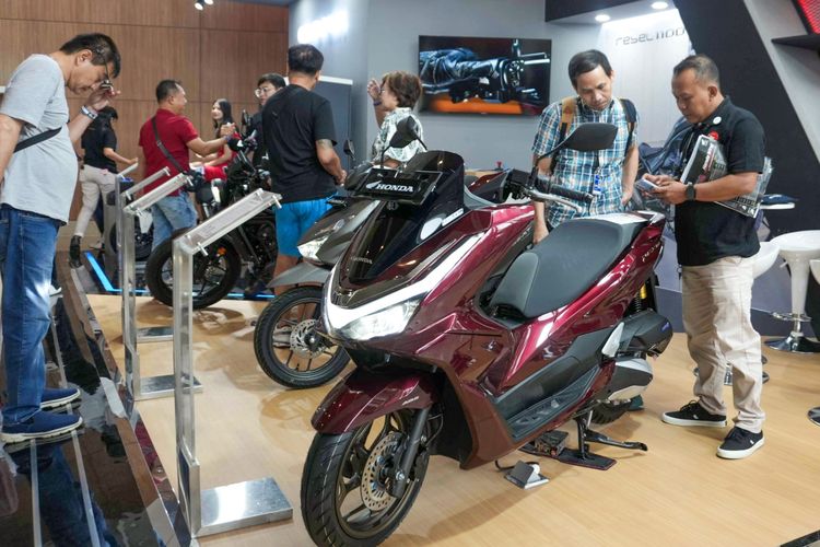 Ekspor Sepeda Motor, pasar domestik, permintaan internasional, Ekspor Sepeda Motor Honda Meningkat 48% di 2025