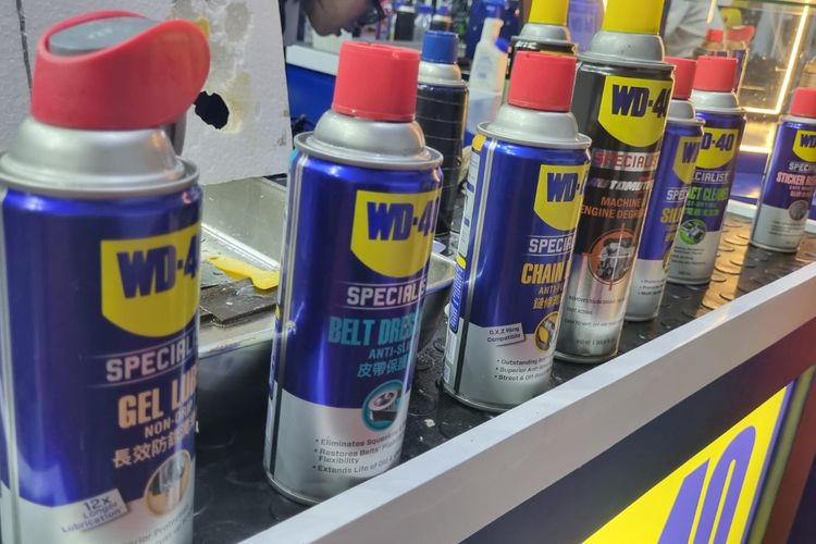 karat, cairan, penetran, WD-40, Penetran, Pilihan Cairan Penghilang Karat dan Serbaguna di GIIAS 2025