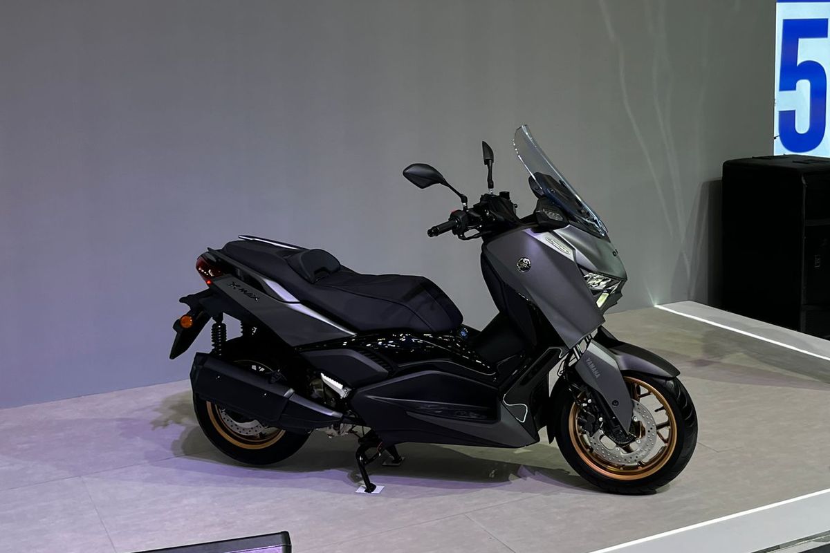 IMOS, Yamaha XMAX, yamaha, Yamaha XMAX TechMAX, IMOS 2025, Yamaha Xmax Tech Max Meluncur, Harga Tembus Rp 75 Juta