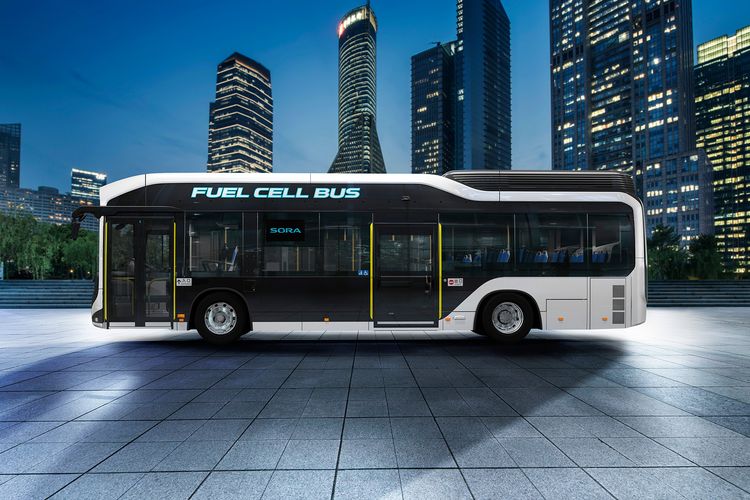 teknologi, Toyota, bus baru, Bus hidrogen, Isuzu, Kerja Bareng Toyota dan Isuzu Bikin Bus Hidrogen