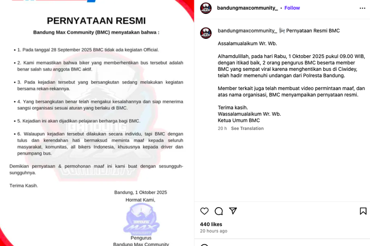 Komunitas, komunitas motor, yamaha, Yamaha Nmax, Bandung Max Community, Bandung Max Community Beri Sanksi Anggotanya yang Cegat Bus