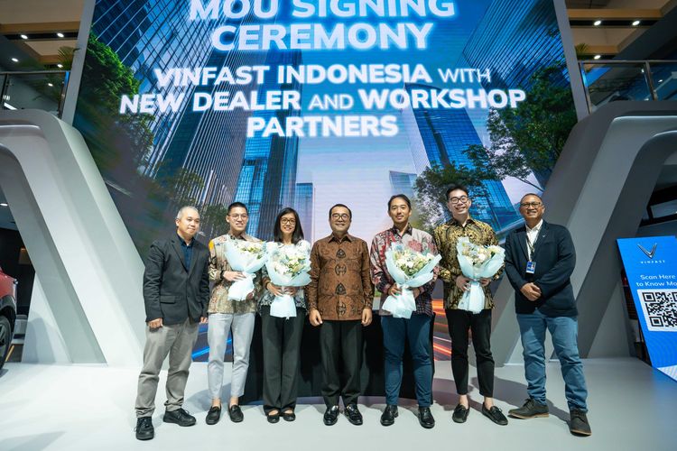 VinFast, bengkel, GIIAS 2025, Bengkel, Cara VinFast Perluas Purnajual Lewat Kolaborasi Baru di GIIAS 2025