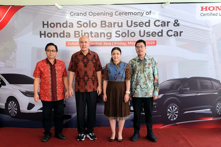 Honda, diler honda, Diler mobil honda, Honda Prospect Motor (HPM), Honda Resmikan Dua Diler Mobil Bekas di Solo dan Sukoharjo