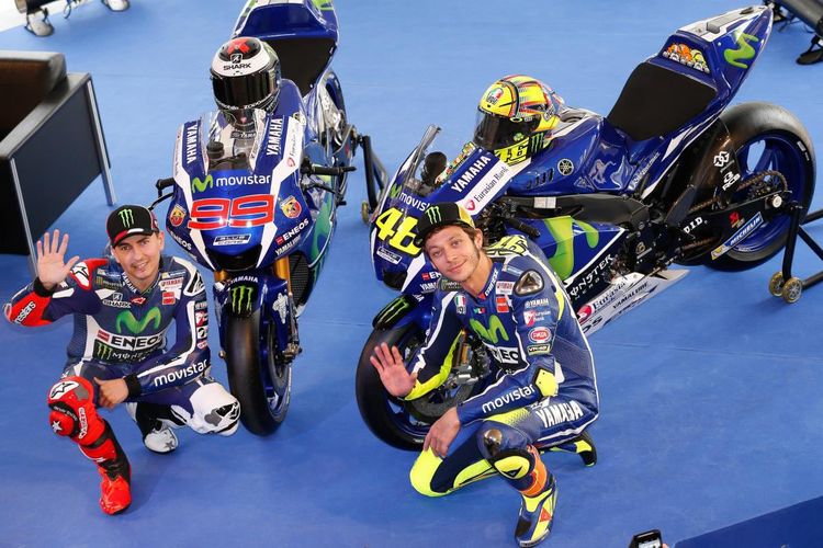Jorge Lorenzo, Valentino Rossi, Pertamina Enduro VR46 Racing Team, MotoGP Mandalika, Rossi Sebut Jorge Lorenzo Rival Terberatnya di MotoGP