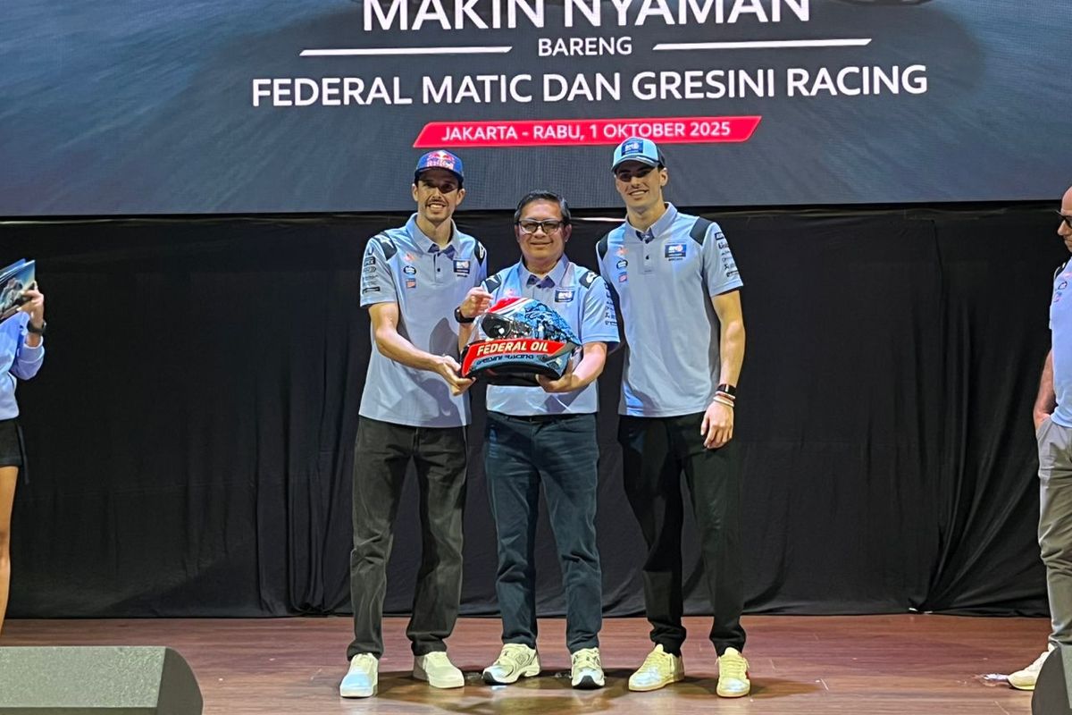 Alex Marquez dan Fermin Aldeguer Sapa Penggemar di Jakarta