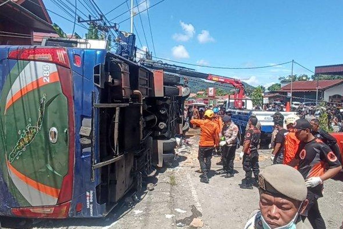 Kecelakaan Maut Bus ALS di Padang Panjang, Diduga Rem Blong