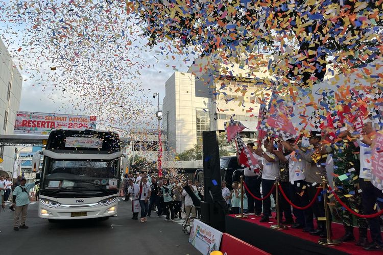 Mudik gratis, Mudik bareng, Mudik Balik Bareng Honda, Mudim Balik Bareng Honda 2025, Ribuan Pengguna Motor Honda Berangkat Mudik Bareng