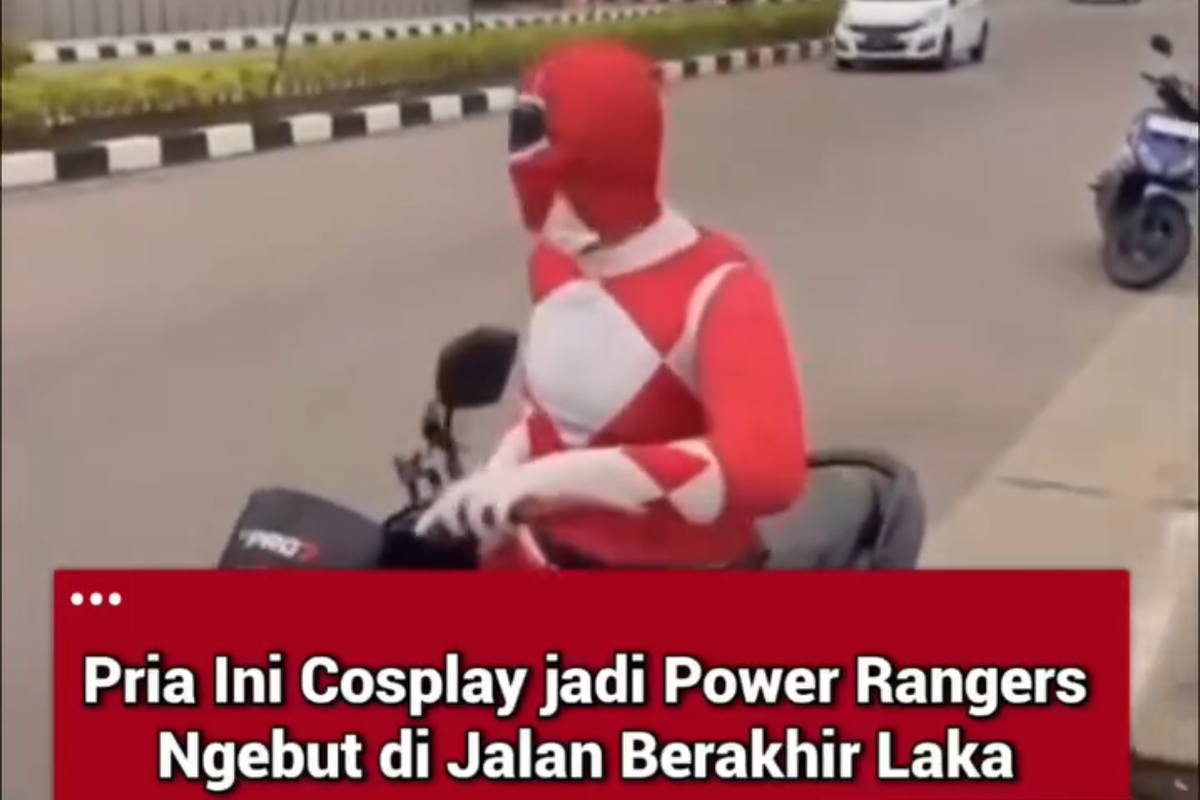 Power Rangers Banyak Gaya, Ugal-ugalan Berujung Kecelakaan