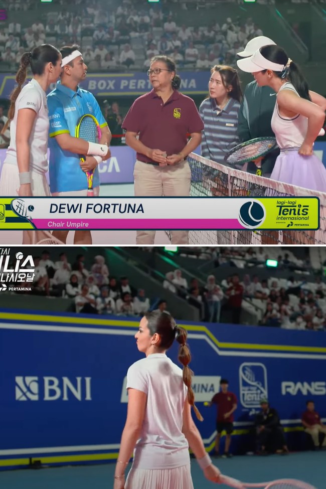 Array,Gaya Unik Nia Ramadhani saat Kompetisi Tenis, Flawless Dengan Smokey Eyes