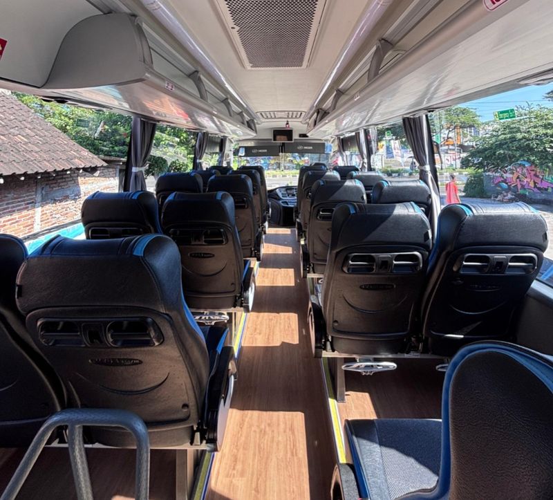 Array,Spesifikasi Bus Listrik PO Sumber Alam yang Layani Trayek Bekasi-Yogyakarta