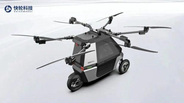 Harganya Rp 1,1 Miliar, Begini Canggihnya Motor Terbang Buatan China