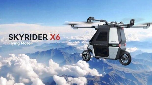 Array,China Bikin Motor Terbang, Bisa Melayang 20 Menit di Udara