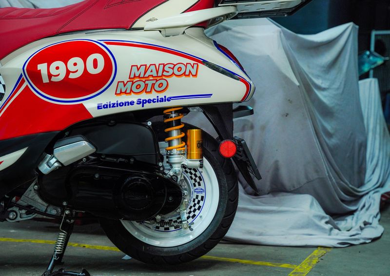 Array,Tampil Beda, Yamaha Grand Filano Ini Dimodifikasi Nuansa Vintage-Rally