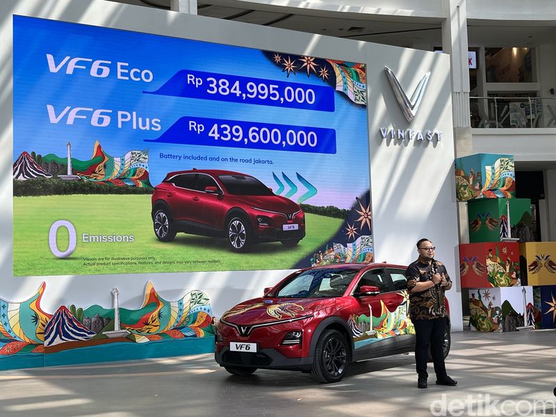 Array,VinFast VF6 Meluncur di Indonesia, Harga Mulai Rp 384 Jutaan
