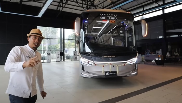 Spek Bus Buatan Laksana yang Diekspor ke Srilanka, Pintunya Cuma Satu