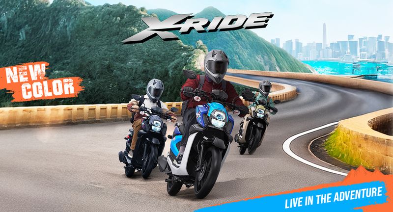 Yamaha X-Ride 125 Warna Baru Resmi Meluncur, Makin Sangar dan Segar!