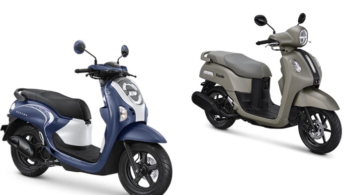 Harga Honda Scoopy dan Yamaha Fazzio September 2025