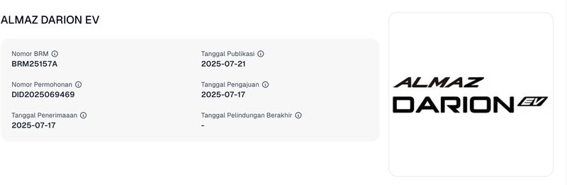 Ada EV dan PHEV, Inikah Wuling Almaz Darion yang Didaftarkan di Indonesia?
