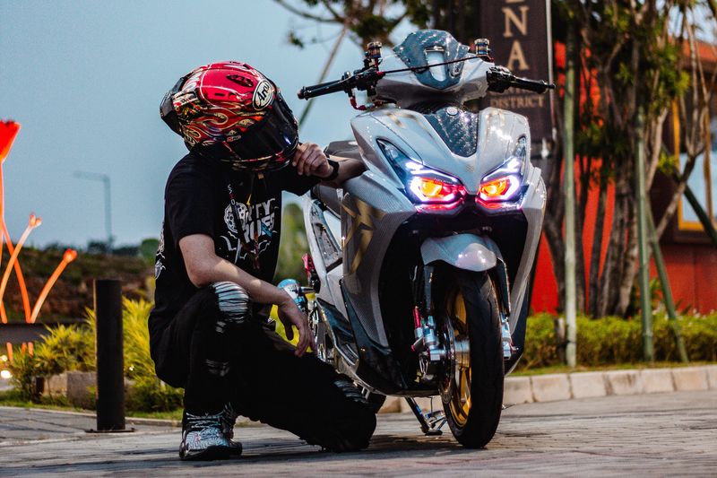 Array,Modifikasi Gahar Yamaha Aerox Alpha, Bukan buat Kaum Mendang-mending