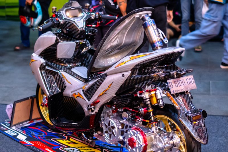 Array,Modifikasi Gahar Yamaha Aerox Alpha, Bukan buat Kaum Mendang-mending