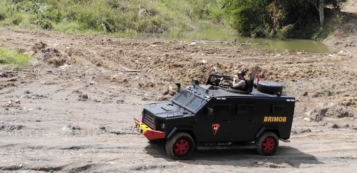 Ini Spesifikasi Rantis Brimob yang Lindas Driver Ojol: Body Full Lapis Baja