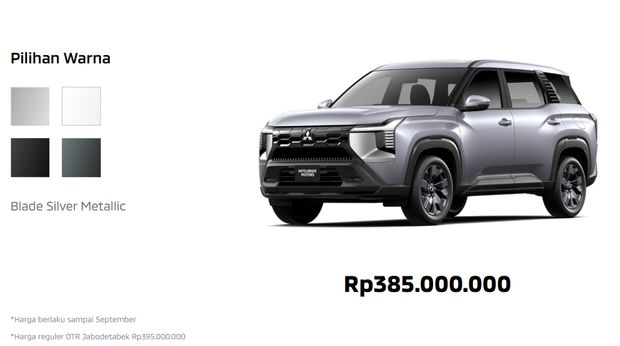 Array,Daftar Harga Mitsubishi Destinator, Paling Murah Segini