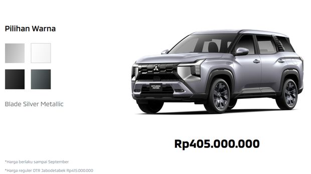 Daftar Harga Mitsubishi Destinator, Paling Murah Segini