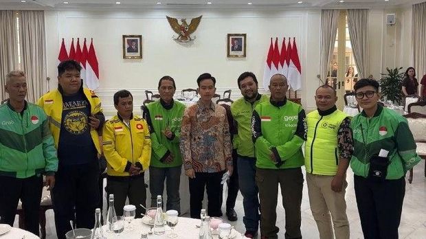 Terkuak! Ini Isi Pembicaraan 8 Driver Ojol dengan Gibran di Istana